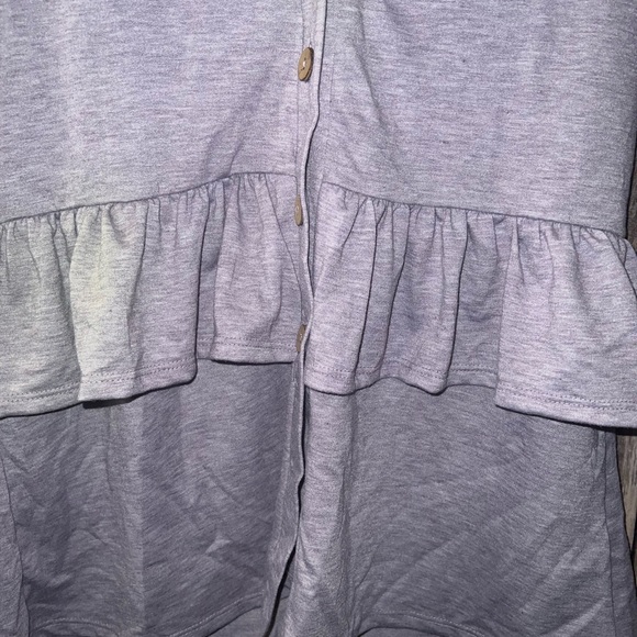 The Zig Zag Stripe blouse, size medium, lavender - Picture 2 of 9